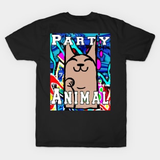 Cat Party Animal 333 T-Shirt